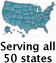 american general car insurance serving all 50 states